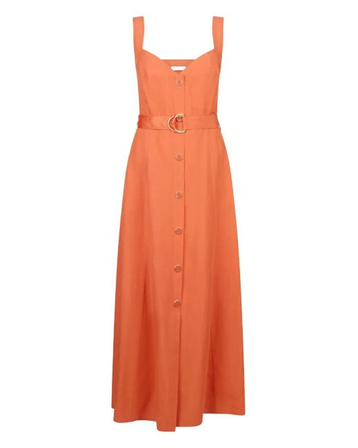 Robe Courte À Taille Ceinturée Liu Jo en coloris Orange