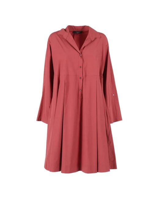 Weekend by Maxmara Collared Buttoned Dress