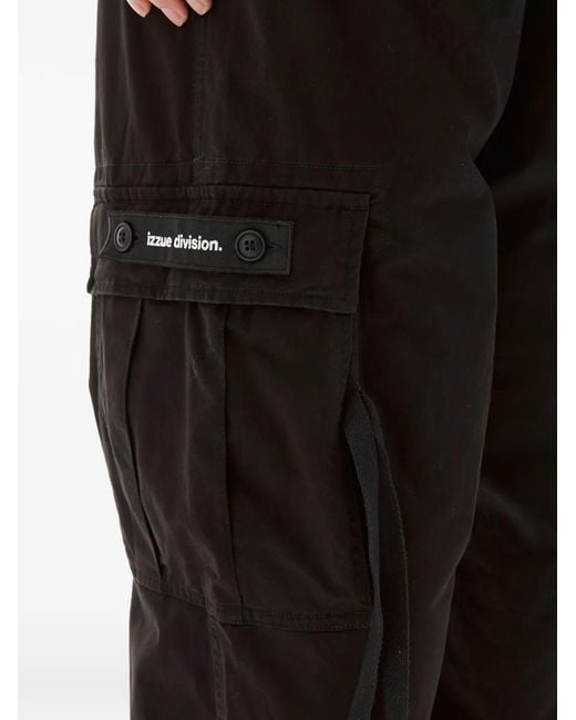 Pantalon À Patch Logo Izzue pour homme en coloris Black