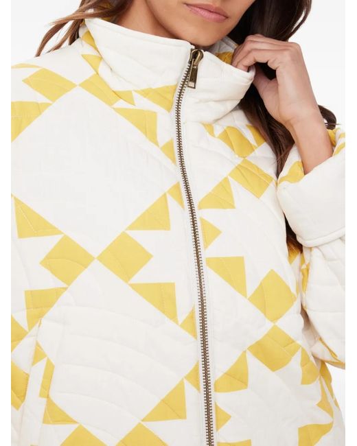 The Upside White Etoile Carmen Quilted Jacket