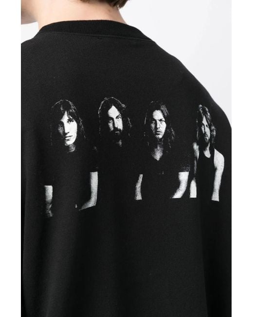 Undercover Black Floyd Photo-Print Sweatshirt for men