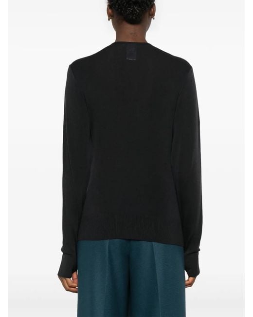 Lemaire Black Wool Cardigan
