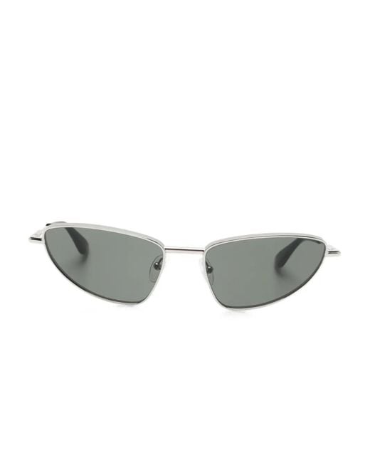 McQueen Gray Cat-Eye Sunglasses