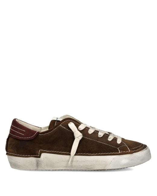 Philippe Model Brown Flat Shoes for men