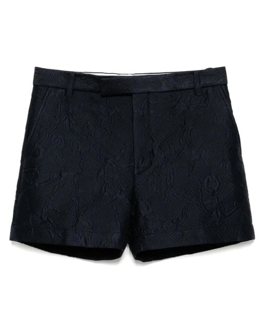 Thom Browne Blue Jacquard Chino Short for men
