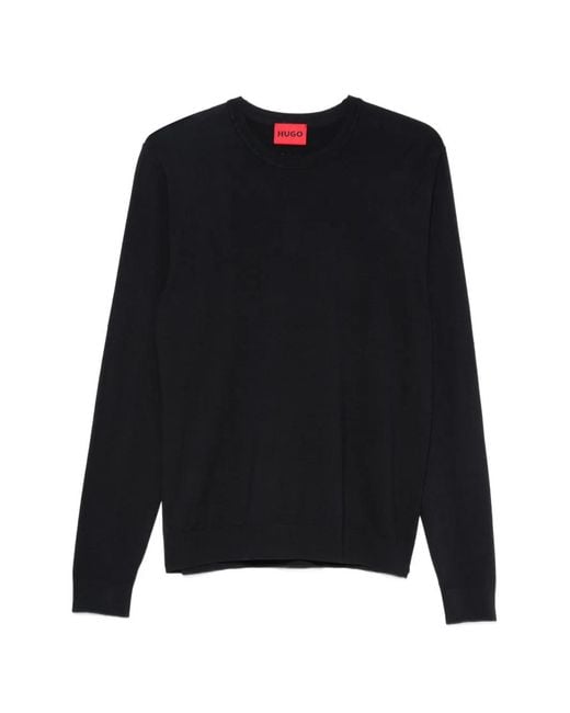 Boss Black Crew-Neck Sweater for men
