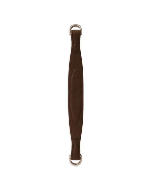 12 STOREEZ Blue Grained-Leather Scarf Handle