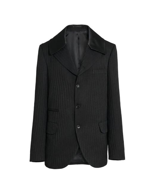 Comme des Garçons レディース ブラック ストライプ ジャケット