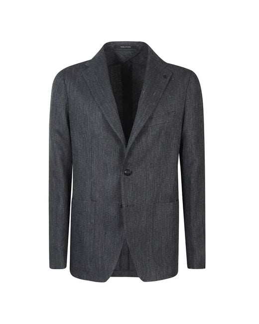 Tagliatore Gray Single-Breasted Jacket for men