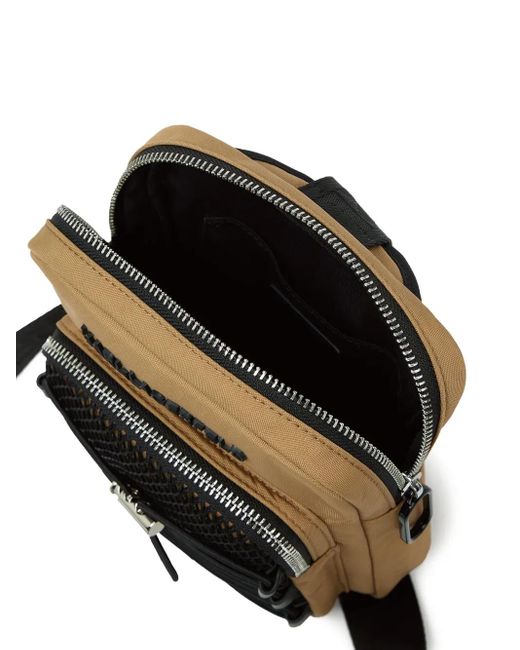 Bolso messenger con panel de malla Karl Lagerfeld de hombre de color Black