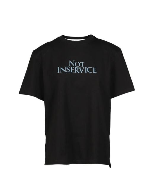 SRVC Studio Black Cut-Out T-Shirt