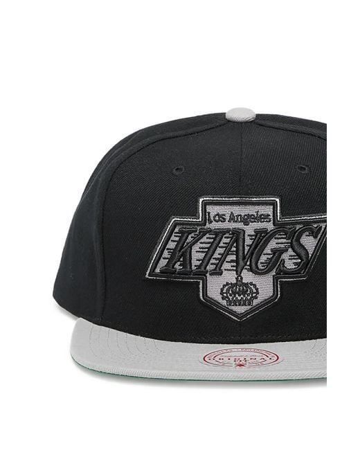Mitchell & Ness Black X Los Angeles Kings Nhl Team 2 Tone 2.0 Snapback Cap