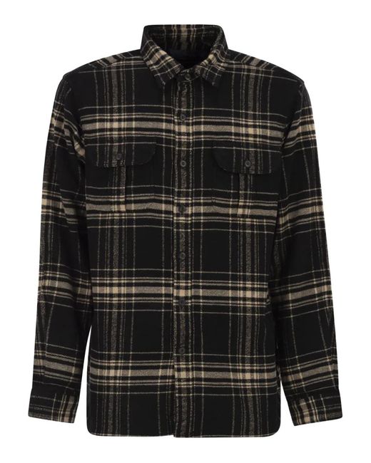 Polo Ralph Lauren Black Tartan Cargo Pocket Shirt for men