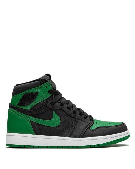 Nike Black Air 1 Retro High 'pine Green 2.0' Shoes for men