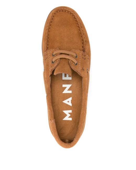Manebí Brown Hamptons Boat Shoes