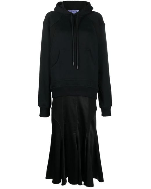 Off-White c/o Virgil Abloh Black Off Midi Dress