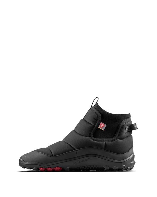 Vivobarefoot Black Explorer Mid Quilted Boots for men