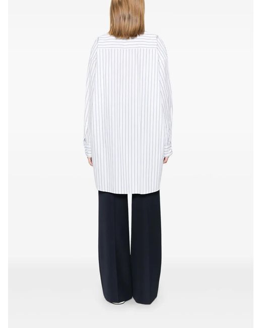 Fabiana Filippi White Striped Shirt