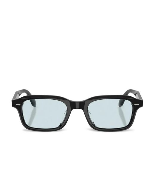 Oliver Peoples Black Square-Frame Sunglasses