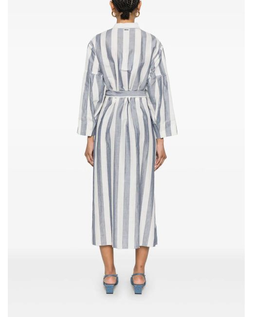 Max Mara Gray Rima Maxi Dress