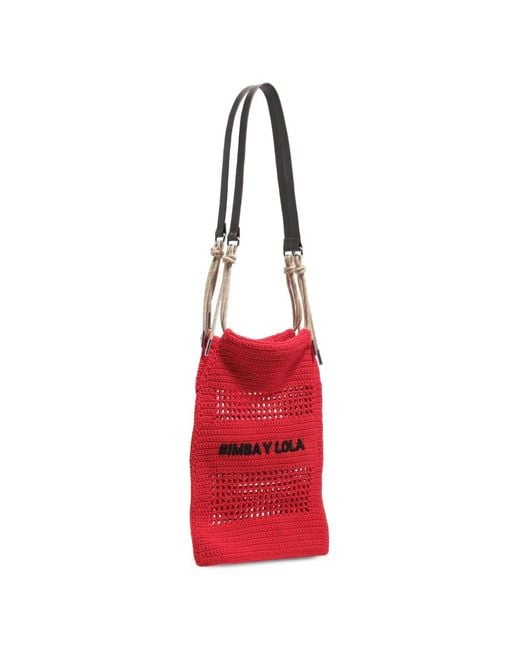Bimba Y Lola Red Market Suitcase