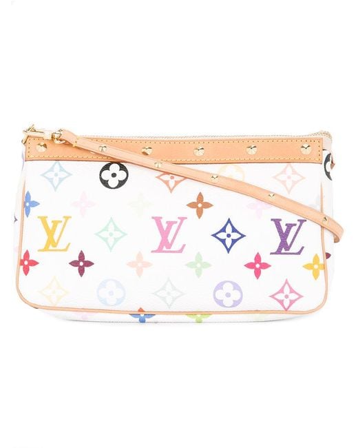 Bolso de mano con monograma Louis Vuitton de color Blanco