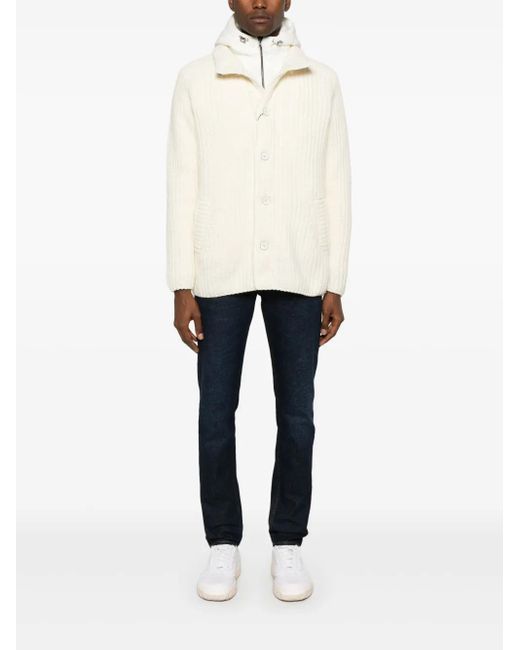 Herno White Virgin Wool Jacket for men