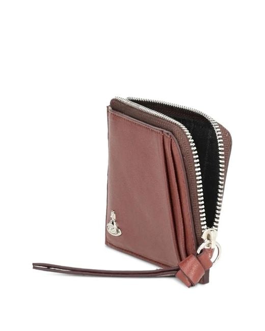 Vivienne Westwood Red Card Holder With Zip