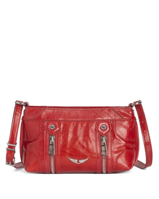 Borsa A Spalla Sunny Mood di Zadig & Voltaire in Red