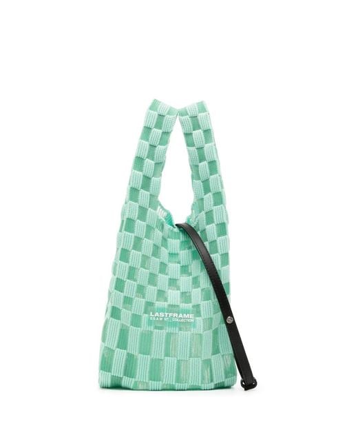 Borsa Tote Semi Trasparente di LASTFRAME in Green