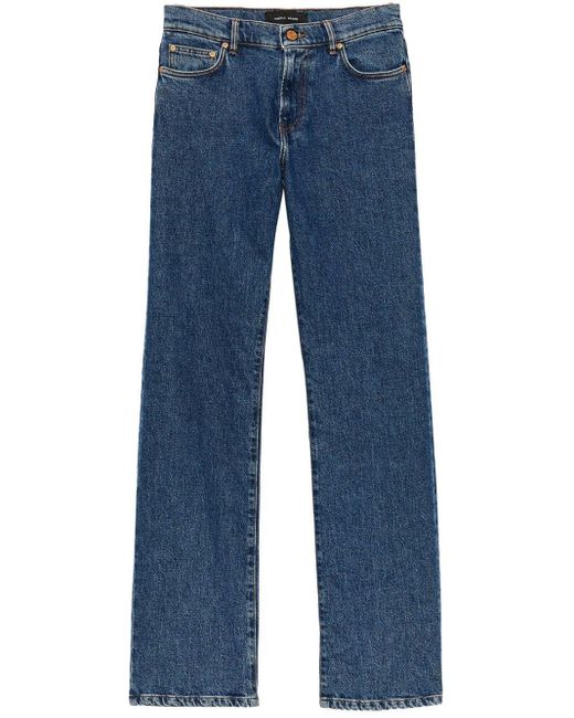 Purple Brand Blue Cut-out Flared Jeans