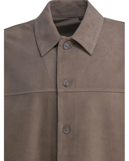 メンズ Vince パッチポケット ジャケット Brown