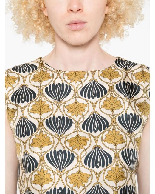 Max Mara Natural Timetop Reversible Sleeveless Blouse