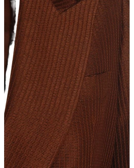 Tagliatore Brown Parigi Buttoned Blazer
