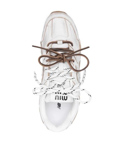 Miu Miu X New Balance 530 Sl スニーカー ホワイト | Lyst