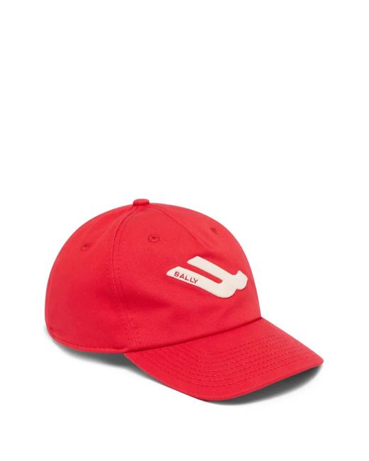 Bally Baseballkappe Mit Logo-Patch in Red für Herren