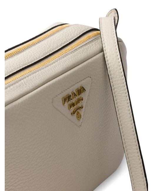 Borsa A Spalla di Prada in Natural