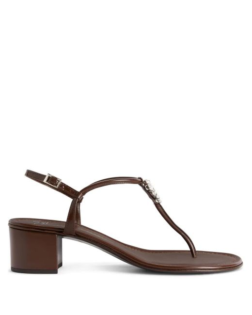 Giuseppe Zanotti Moonlie 40mm サンダル Brown