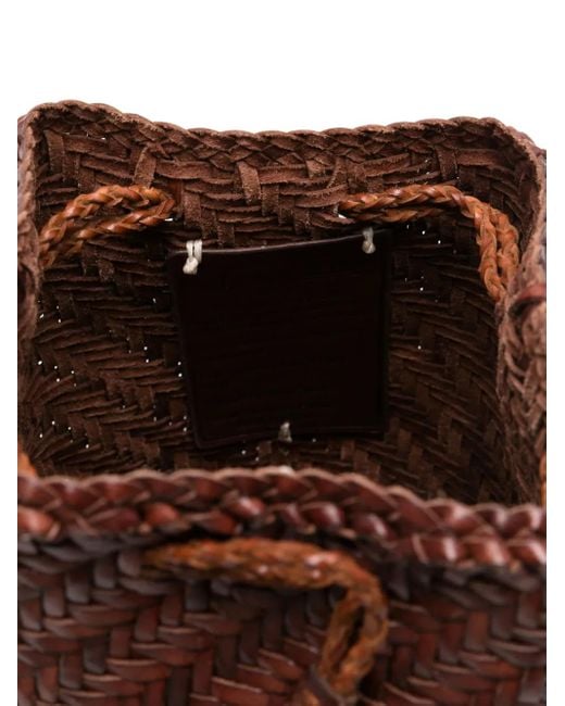 Dragon Diffusion Brown Pompom Double Jump Beuteltasche