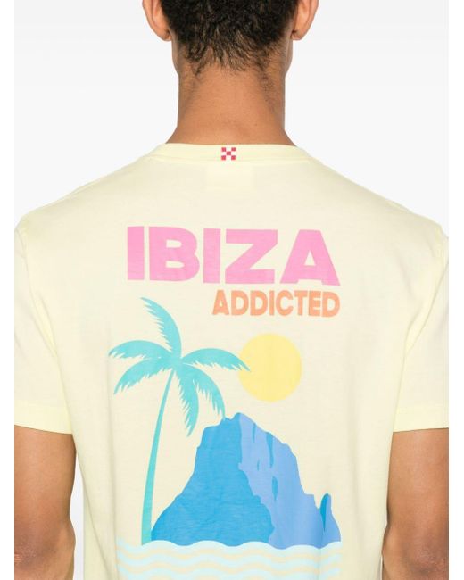 メンズ Mc2 Saint Barth Ibiza Add 92 Tシャツ Yellow