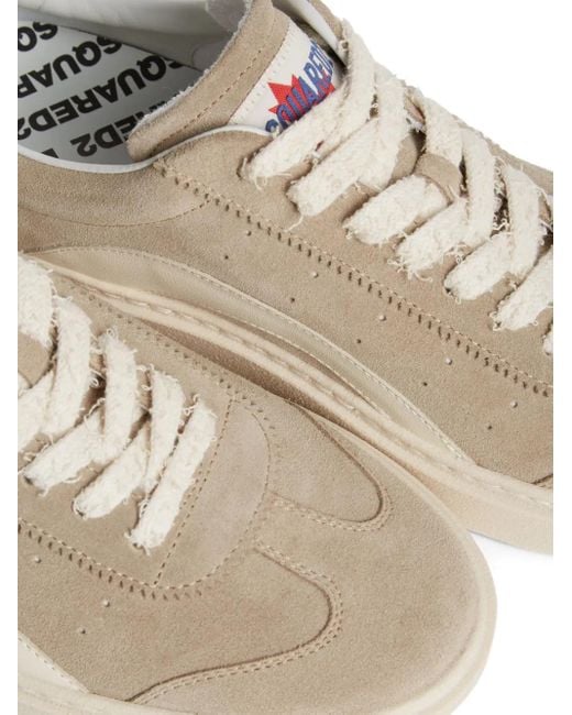 DSquared² White Rider Suede Sneakers for men
