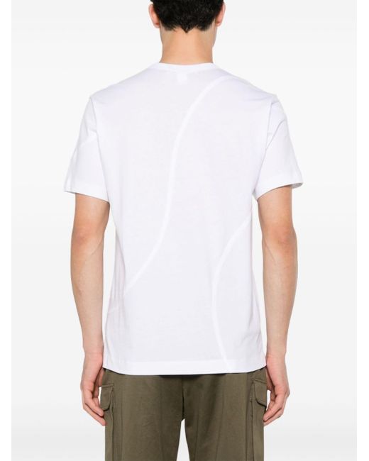 Comme des Garçons T-Shirt mit Kontrasteinsatz in White für Herren