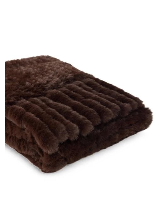 Sciarpa Con Frange di Pinko in Brown
