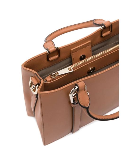 Furla Brown Arcosfera-Detail Tote Bag