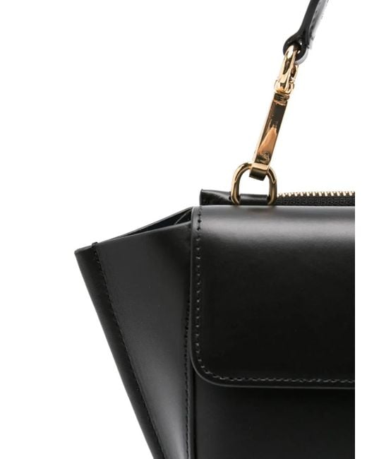 Wandler Hortensia Kleine Gewelfde Shopper in het Black