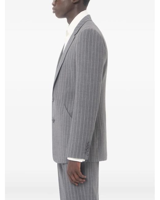 Valentino Garavani Gray Single-Breasted Jacket for men