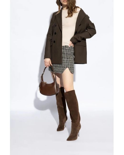 Casadei Brown Heeled Boots