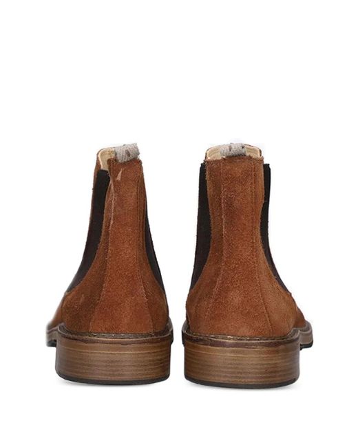 Astorflex Brown Wilflex Suede Chelsea Boots for men