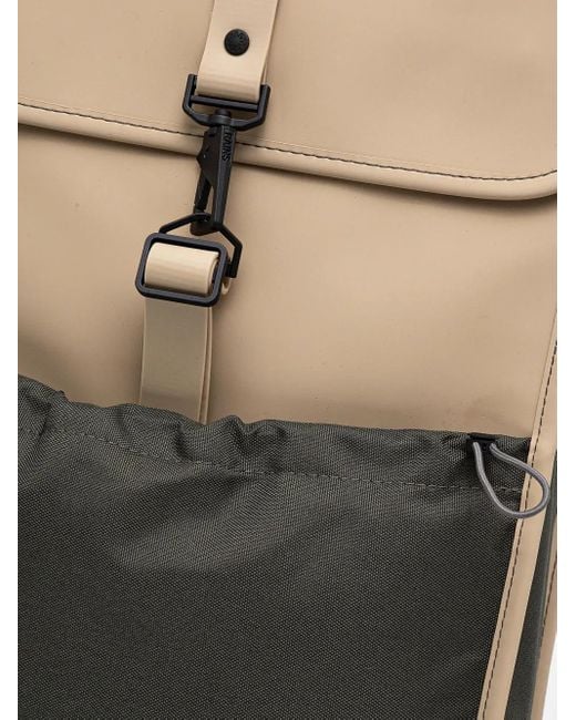 Rains Natural Rucksack im Layering-Look