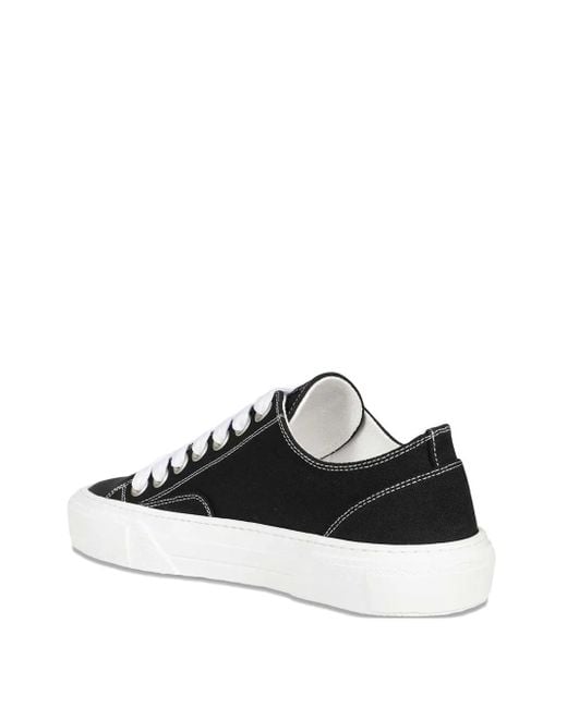 MSGM Black Lace-Up Sneakers